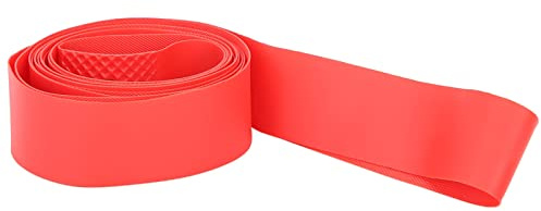 ROHMRHIE PVC Bicycle Tire Liner Bike Rim Tape Protector Durable Puncture Proof Tyre Protection Pad for Mountain Road Cycling Accessory Red Black 20 24 26 27.5 29 700C Inch (20 inch)