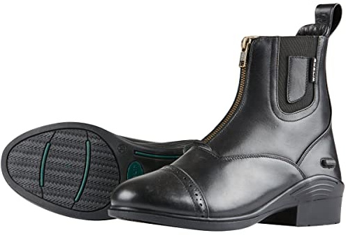 Dublin Evolution Zip Front Paddock Boots, Black, Ladies 9.5