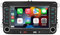 Automodz for Volkswagen VW Wireless Apple CarPlay Android Auto MirrorLink Double Din Car Stereo, 7 Inch Display with Bluetooth, Golf MK5 6 Passat Caddy Polo Tiguan Scirocco Octavia Fabia Seat Leon