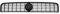 Griglia radiatore nera, Compatibile con FIAT GRANDE PUNTO dal 09/2008