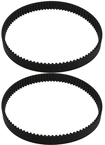 ECSiNG Cinghia dentata per scarificatore HTD450-5M-15 passo 5 mm larghezza 15 mm 90 denti 450 mm circonferenza gomma senza fine anello chiuso sincrono nero accessori di ricambio