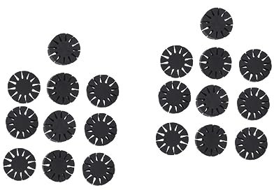 BESPORTBLE 2sets Outdoor Bogen Zubehör Eva Separator 12 Einfach Zu Bedienen Schwarz 10 Stücke * 2