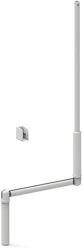 Manivelle Blanche Complète de 1300mm pour Volet Roulant - Manivelle ZF avec Tringle de Ø9,4/12mm pour Store ou Volet Roulant Manuel - Qualité Française