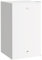 HOMCOM 91 Litre Freestanding Under Counter Fridge Freezer with Lock, Small Fridge with Chiller Box, Adjustable Thermostat, 47.5cm Wide, White