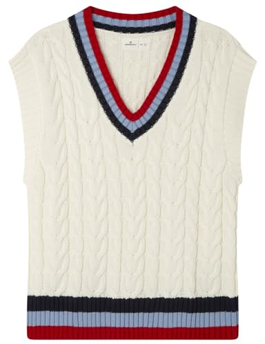 SPRINGFIELD Varsity Contrast Rib Vest Varsity Vest Mujer