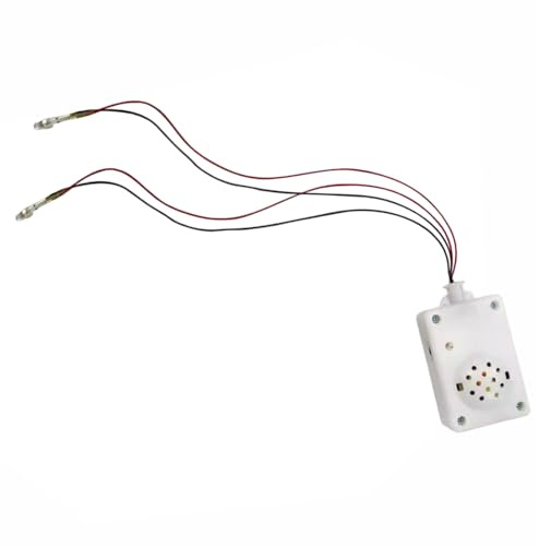 Doiyislem Altavoz de sonido para Halloween, 6,5 x 6 x 3 cm, funciona con pilas, para Halloween, accesorios de grito con luz LED, máquina de sonido, herramientas de miedo de Halloween para bromas de