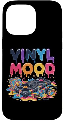 Vinile Mood Retro Dj Turntable Record Vibes Custodia per iPhone 14 Pro Max