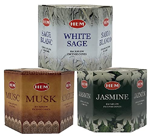 HEM Lot de 3 cônes assortis à refoulement - Total de 120 pièces