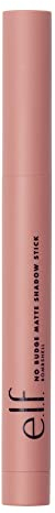 e.l.f. Cosmetics No Budge Matte Eyeshadow Stick, One-Swipe Cream Eyeshadow Stick, Long-Wear & Crease Resistant, Matte Finish, Bombshell