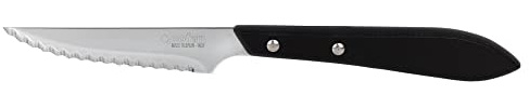COFAN Pack 3 Cuchillo Chuletero Microdentado Hoja 10Cm Modelo Gulash svart