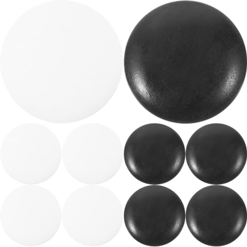 360 Stück Go-Spielsteine Harz Go-Schachfiguren Flache Perlen Spielfiguren Für Klassisches Strategie-Brettspiel Und Kreative DIY-Projekte