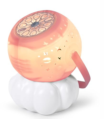 cossy Seifenblasenmaschine, Automatische Seifenblasenmaschine Kinder mit Lichtern, Tragbare Seifenblasen Maschine mit 20000+ Blasen/Min, Wiederaufladbare Blasenmaschine für Hochzeit, Party, Rosa