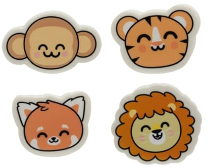 Mr. Wonderful - Gommes parfumées pour dessiner des projets sans s'arrêter - Set de 4 gommes parfumées à la fraise