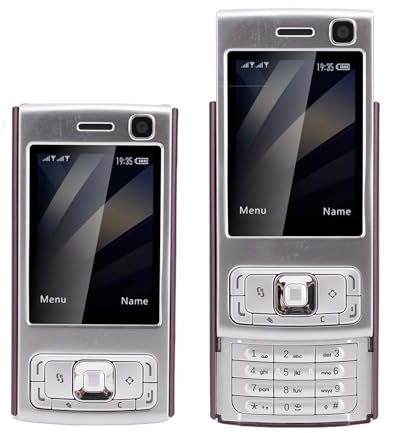 VBESTLIFE Teléfono Deslizante Desbloqueado, Teléfono Móvil 2G gsm con Pantalla de 2.0 Pulgadas, 1000 MAh, Altavoz Fuerte, Doble SIM, Reproductor de Música, Bluetooth, para Niños de la (Violeta)