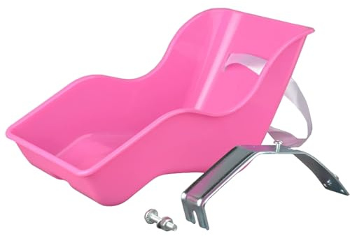 Lawnrden Asiento para Bicicletas de muñecas, plástico liviano para muñecas Asiento de Bicicleta de muñeca de Moda