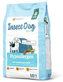 Green Petfood InsectDog Hypoallergen Adult – Getreidefreies Trockenfutter für ausgewachsene, empfindliche Hunde – Mit Insektenprotein