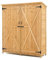 Gardiun Caseta Armario Sundy 140x52x162 cm Madera Maciza para Exterior