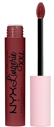NYX Professional Makeup Lip Lingerie XXL, Flüssiger Lippenstift für langen Halt, Vegane Formel, 24 Strip & Tease