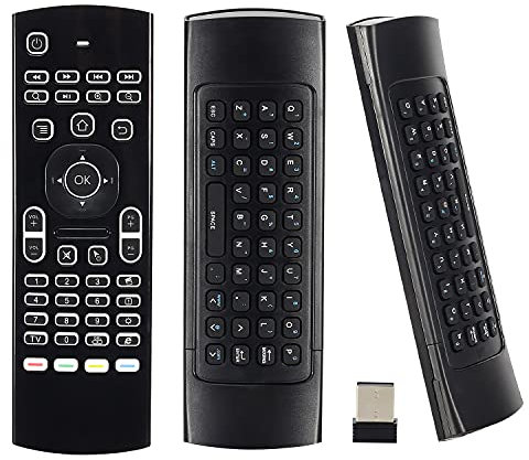 Backlight Air Mouse Mini Keyboard Wireless Remote 2.4G Multifunctional Air Control for Android Smart TV Box, 3-Gyro and 3-Gsensor, G Box HTPC Mini PC, PS3/4 Xbox 360 (NO Infrared Learning)