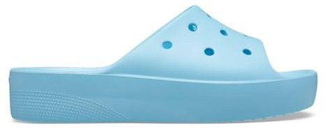 Crocs Women's Classic Platform Slide Sandals, Arctic, 42/43 EU
