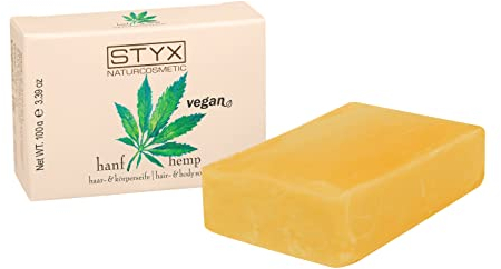 Styx Sapone per capelli e corpo di canapa, 100 g
