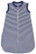 TupTam Sommerschlafsack Baby – Leichter Schlafsack Baby Sommer 0.5 TOG aus Baumwolle, OEKO-TEX zertifiziert, Unisex, Farbe: Streifenmuster Dunkelblau, Größe: 50-56