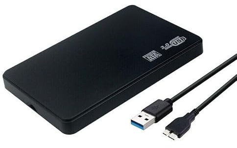 2.5 Inch USB 3.0 External SATA lll HDD SSD Hard Drive Enclosure Caddy Case, 2.5 Inch Hard Drive Enclosure, External USB 3.0 Hard Disk Case SATA HDD Caddy, 5Gbps Supported