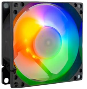 90 x 90 x 25 mm, ventilador de refrigeración para PC, silencioso, ventilador de computadora de 12 V, Argb, 5 V, 3 pines, carcasa de computadora, accesorios de refrigeración para carcasa de computadora