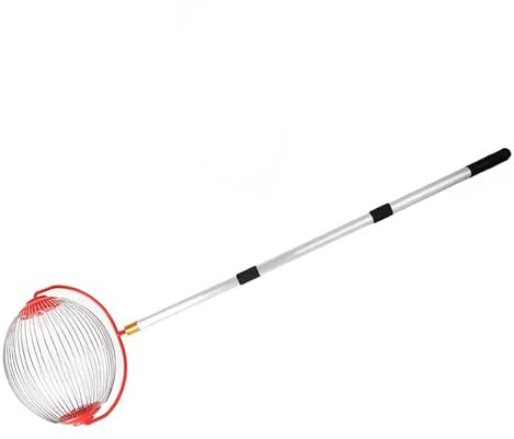 TIKATARER Nut Gatherer Roller, Handle Multipurpose Nut Collector, Tool Acorn Picker with Lightweight & Efficient for Various Fruits, Nuts and Chestnuts Walnuts Pecans (Big Ball)
