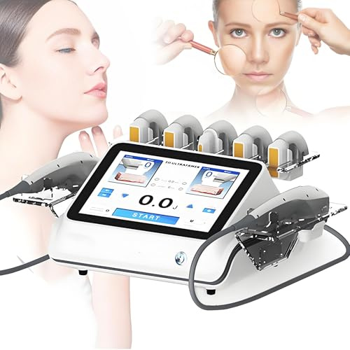 Máquina Hifu Reafirmante Profesional 7d Para El Cuidado Y Rejuvenecimiento Facial Y Corporal. Efecto Lifting, Tonifica, Reafirma Y Elimina Arrugas. Ideal Para Uso En Casa O En Salón De Belleza