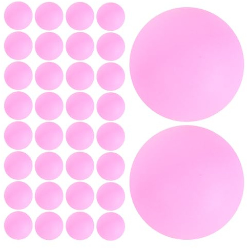 NOLITOY 150piezas Balones De Tenis De Mesa Sin Costuras Balones De Plastico Rosa para Entrenamientos Competiciones Fiesta