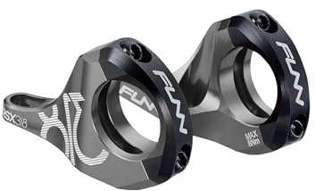 Funn RSX Mountain Bike Direktmonterad Cykelstam med 31,8mm Styrklämma, 2 Delar Lättviktsdelad Design för Dubbelkronade Gafflar, Justerbar Förlängning 45-50mm