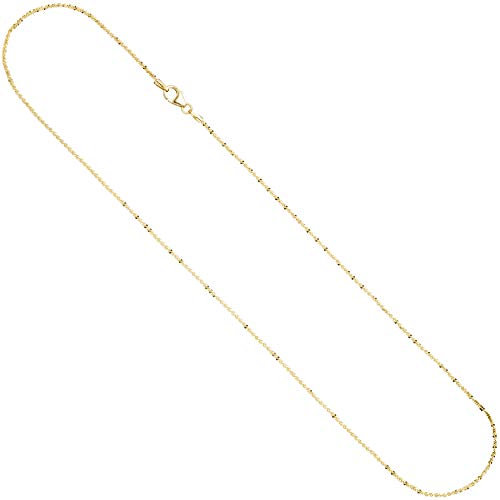 Jobo Damen Criss-Cross-Kette aus 8 Karat 333 Gold 1,3 mm 40 cm