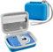 Leayjeen Digitalkamera Tasche kompatibel mit Umipyiza/YLSHGXFC/Umipyiza/CAMKORY/AOREGRE/Duluvulu/Kodak/Nicamery, Fotokamera Tasche, Eva-Hartschalendesign (nur Hülle) Blau