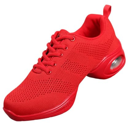 Hixingo 2024 Chaussures de Danse Modern Jazz Femme Cheerleading Cheer Chaussures de Sport Danse Gymnastique Baskets Yoga Entraînement Aérobic pour Femmes et Fille