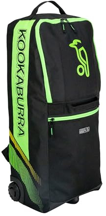 Kookaburra wd6000 Wheelie duffel cricketväska – svart/neongrön