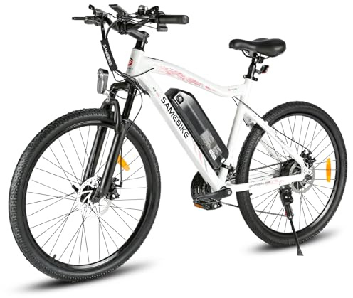 SAMEBIKE 26 Electric Bike for Adult, Mountain E-Bike with 36V13AH Removable Battery, 21 Speed,Top Power 250W Motor & Max Speed 25KM/H, Max Range 90KM (PAS), Commuter Electric Bicycle Men Women