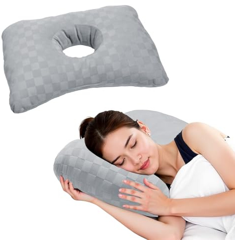 COONE Almohada con agujero, piercing de oído, almohada con agujero, para aliviar el dolor de oído