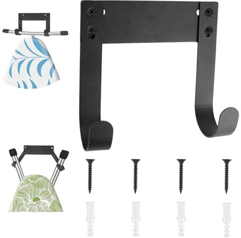 MOROBOR 1 Pieza Soporte para tabla de planchar Soporte de pared, 304 Acero inoxidable Colgador de tabla de planchar para T&Y Leg Tabla de planchar de alta resistencia para lavandería Baño doméstico