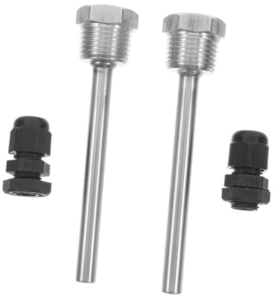 CIYODO 2 Pezzi Manicotto in Inox da Termowell Saldature per Sensori Temperatura Scaldabagno e Termometri Installazione Facile e Tenuta