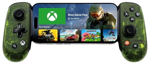 Backbone Pro Mobile Gaming Controller Xbox Edition – Phone Controller for iPhone 15/16 Series & Android, USB-C & Bluetooth, Play Anywhere on Any Screen, Advanced Multi-Platform Control