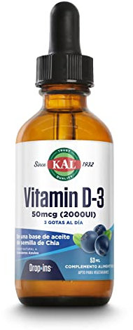 Kal Vitamina D3-53 ml. Apto para vegetarianos