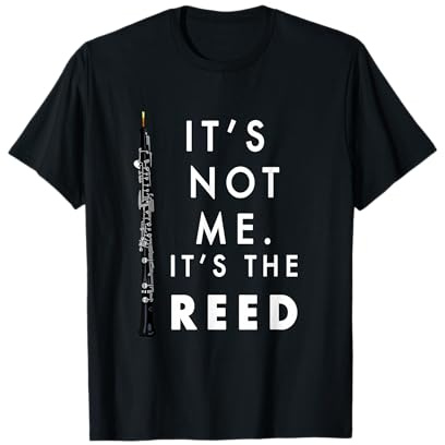 Divertente Oboe Giocatore Oboista Musicista Insegnante di Musica Pun Oboe Maglietta