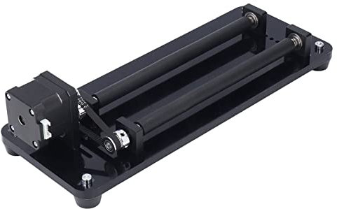 Fafeicy Laser Rotary Roller, 360 Degree Rotating 3 Level Width Adjustment Engraving Roller, 195mm Length and 30~200mm Diameter, for Engraving Machine Engraver