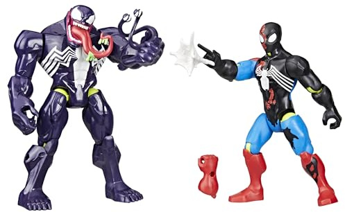 SPIDER-MAN Hasbro Marvel SPD MixMashers, Figuras de Acción de Superhéroes, Juguete Personalizable, Diversión con Amigos, Idea de Regalo para Niños y Niñas de 4 Años o Más