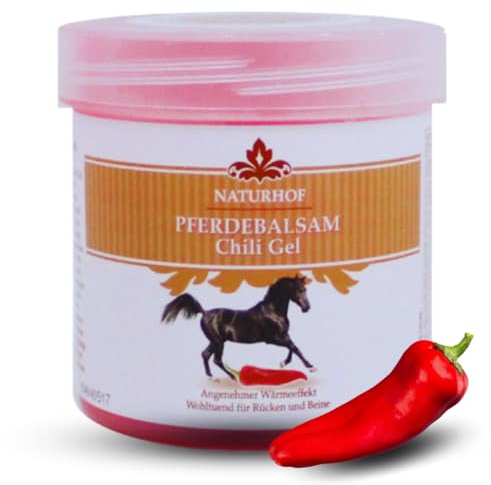 Pferdebalsam Balsamo de Caballo 250ml | Gel efecto Calor | Crema Dolores Musculares y Articulaciones | Crema Masaje Fisioterapia para Masaje Espalda | Crema Calentamiento Deportivo | Uso Tópico