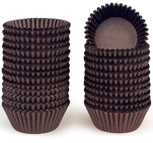 Gcardist 500 stycken muffinsformar cupcake-insatser luktfria, livsmedelskvalitet bakformar (standardstorlek)