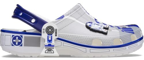 Crocs Zuecos clásicos unisex para adultos Star Wars R2D2, R2D2, 9 Women/7 Men