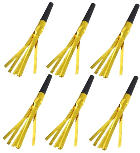 Milisten 30 Piezas Dragón Que Sopla Fiestas De Silbatos Decorativos Flecos De Colores Silbato Metálico Para Fiestas De Despedida De Soltera