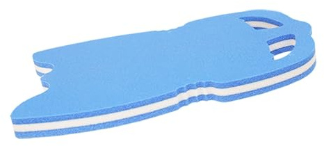 Softee Equipment Tabla DE Natacion Grande con Ventanas Tiburon - Grande 47 X 28 X 3CM - Color Azul Y Blanco